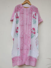 Pink and cream floral Kaftan shrug